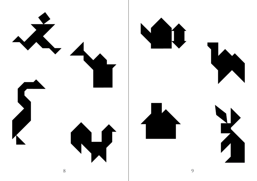 sample pages from Tangrams, published in Laos by Big Brother Mouse