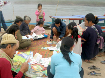 Our Village Librarian program makes books available in rural villages where people never had regular access to books before.