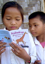 Big Brother Mouse has provided thousands of Lao children with their very first book.